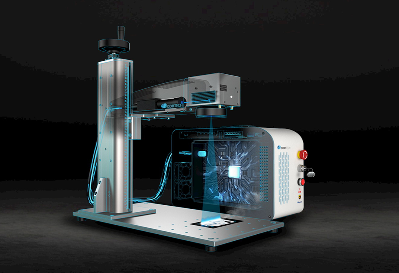 ODMTECH Fiber Lazer Markalama Makinesi